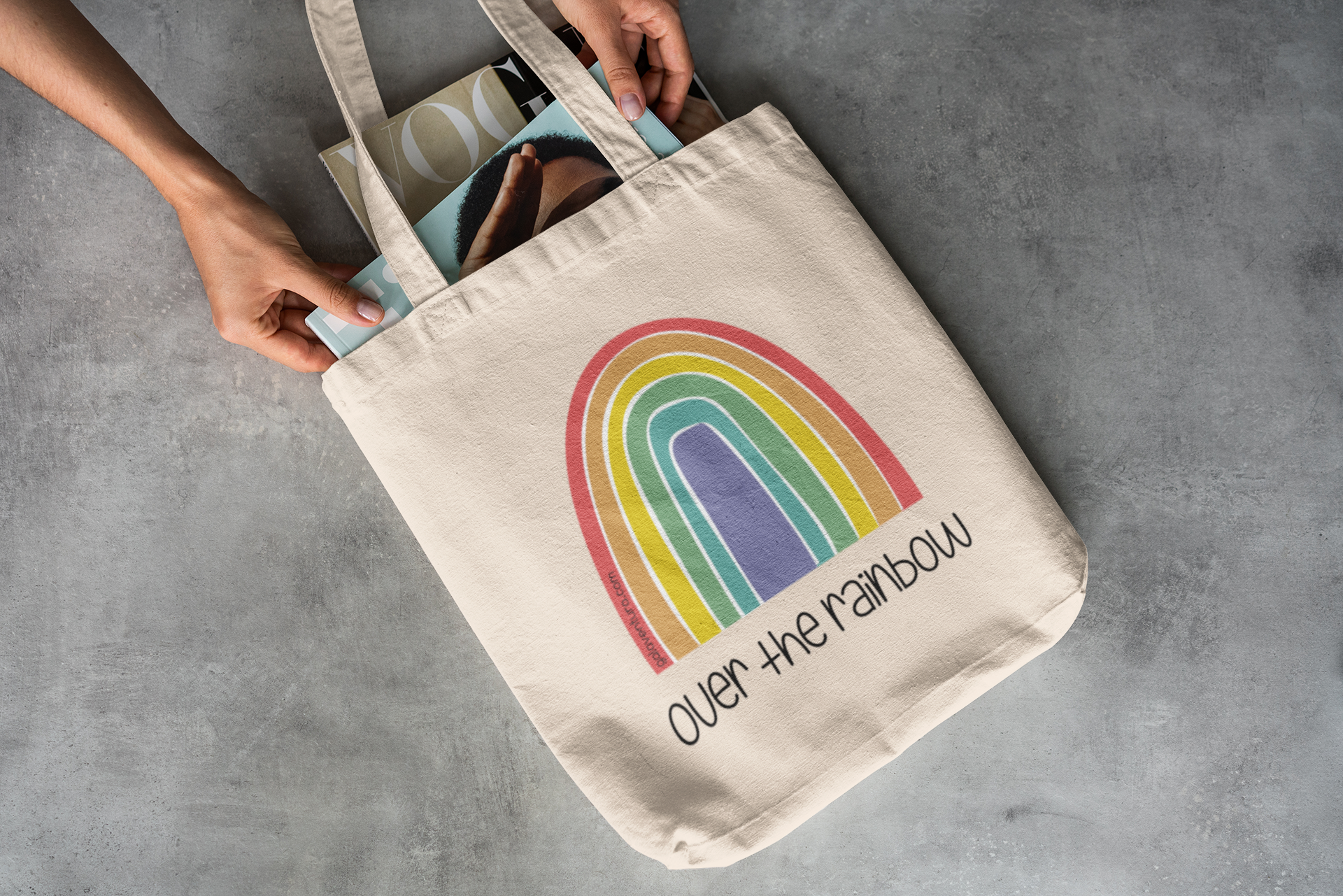 Over the rainbow 4 over the rainbow tote bag